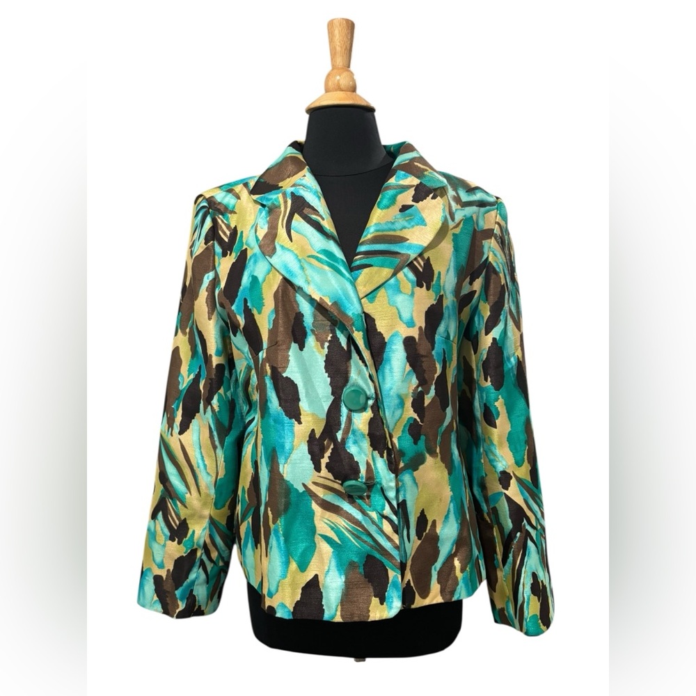 Suit Yourself Multicolor Women's Dress Blazer Jacket-size 1X